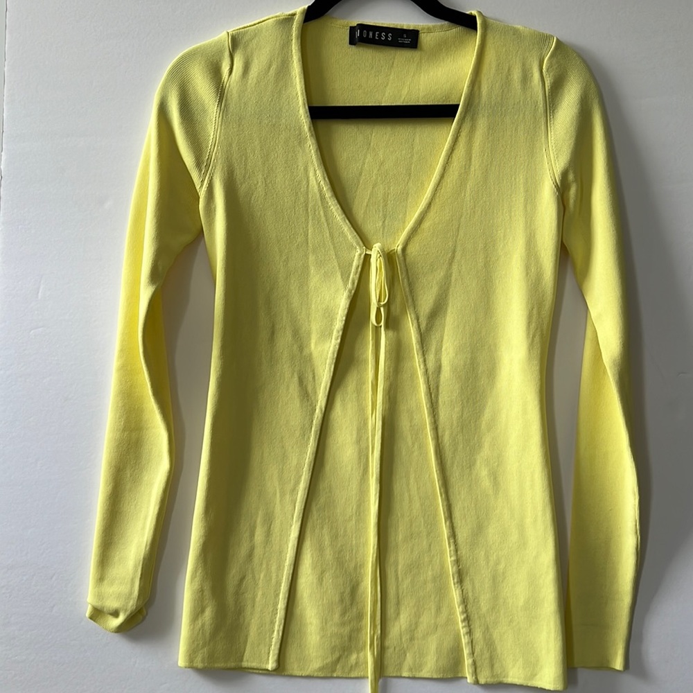 Lioness yellow cardigan